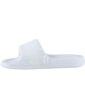 Resim Lacoste Serve Slide Hybrid Kadın Beyaz Terlik (751CFA0031.21G) 