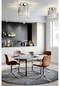 Resim İstanbul Avize Plafonyer Tavan Gümüş K-12 Avize Gümüş 