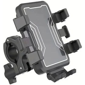 Resim Motosiklet, Scooter, Bisiklet Uyumlu Ultra Sağlam Stabil Gidona Takılan Telefon Tutucu Çok Renkli 