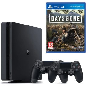 Resim Sony Playstation 4 Slim 500 GB + 2. Ps4 Kol + Ps4 Days Gone 