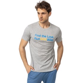 Resim Merrell Text Erkek Gri Tişört 