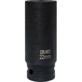 Resim Titi 5551 1/2'' Altı Köşe Havalı Uzun Derin Lokma Anahtar 22 Mm 