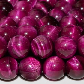 Resim EFREY 1 Strand Doğal Gül Kırmızı Kaplan Gözü Sahte Değerli Taş Boncukları, Yüksek Kaliteli Yuvarlak Dağınık Dekoratif Taşlar Takı Yapımı İçin, Moda Temalı, 4/6/8/10/12mm 