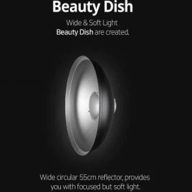 Resim Fomex Beauty Dish 55 Cm Silver 