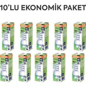 Resim Osram 10 Adet G9 Duylu 7W 2700K Gün Işığı Tasarruflu Ampul 