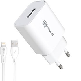 Resim InTouch Smarty Mini 2.1 A Lightning Kablolu Şarj Cihazı Beyaz 