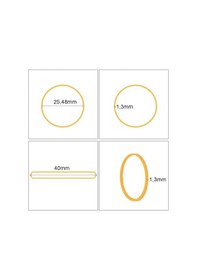 Resim Ekoset Kırmızı Paket Ambalaj Toka Para Lastiği 1000 Adet 40Mm 