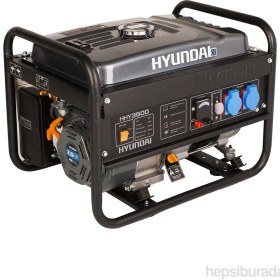 Resim Hyundai HHY3500 Jeneratör 3,5kVA Benzinli 3000 W Güç ile Endüstriyel Kullanım İçin Uygun 