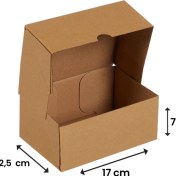 Resim Packanya 17x12,5x7,5-500 Adet Kesimli Kutu - İnternet ve Kargo Kutusu 