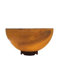 Resim Corten Yuvarlak Saksı Küçük 