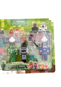 Resim Minecraft Avengers Karakterler 6 Figürlü 7 Cm 21 Parça 
