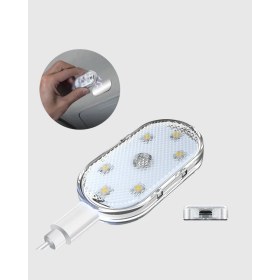 Resim Najmaddin Manyetik Montajlı Araba Içi Ambiyans Işıkları – Kablosuz ve Şık Tasarım - NJ001P-4I8ZC5 