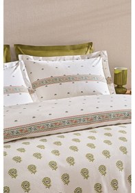 Resim Puffy Lotus Çift Kişilik Pike Takımı - Bej 