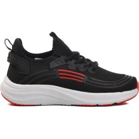 Resim Walkway Siyah Beyaz Kırmızı Unisex Spor Ayakkabı 