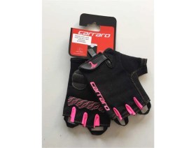 Resim Carraro Kısa Parmak Eldiven CRO-004 - Siyah Pembe - M Beden 