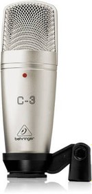 Resim Behringer C-3 Condenser Stüdyo Kayıt Mikrofonu 