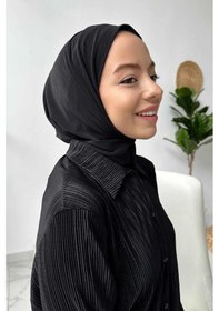 Resim Kahijab Çıtçıtlı Bone - Siyah - Standart Siyah 