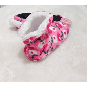 Resim Malinka Kışlık Ipeksi Bayan Kalın Peluş Panduf Botu Patik Ev Ayakkabısı Botu Yumuşak Taban 