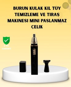 Resim Şarjlı Burun Ve Kulak Kılı Temizleme Cihazı 