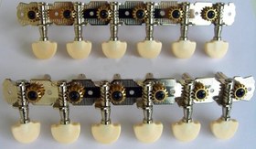 Resim Maxtone GM66S Cümbüş Burgu Seti - Nikel (Aksesuar/Yedek Parça) | Geleneksel Cümbüş Yapısına Uygun Hassas Dişli Mekanizması ve Dayanıklı Metal Gövde 