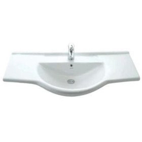 Resim Creavit Selin 100 Cm Etajerli Mobilya Dolap Uyumlu Lavabo Sl100 