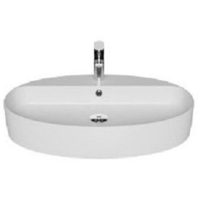 Resim Creavit Lp171 Loop Tezgah Üstü Oval Çanak Lavabo 45x70 Cm 