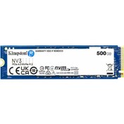Resim Kıngston Snv3s/500g, Nv3, 500gb, 5000/3000, Gen4, Nvme Pcıe M.2 2280, Ssd 
