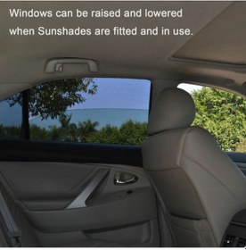 Resim Yan Cam Güneşlik Perde Oto Araç Güneşlik Anne Bebek Emzirme Perdesi 2 Adet Mahremiyet 