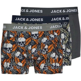Resim Jack & Jones 12263738 (3 lü) Erkek Gri Boxer 