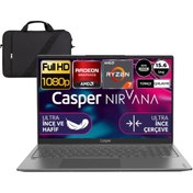 Resim CASPER Nirvana X600.5700-BV00X-G-F13 AMD Ryzen 7 5700U 24GB 1TB SSD FULL HD Freedos 15.6" + ÇANTA 