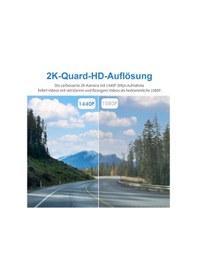 Resim Kawa D6 2k 135 Derece Araç Kamerası 