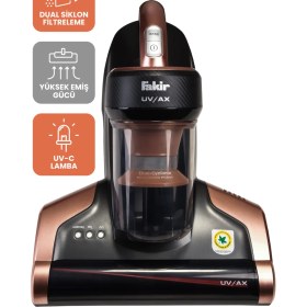 Resim Fakir Uvax UV-C Işınlı Yatak ve Koltuk Temizleyici Toz Torbasız Süpürge 