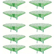 Resim Cloud011 Yeşil 3 Ayaklı 10 Adet Pvc Çilek Desteği - Bahçe Bitki Kafesleri 