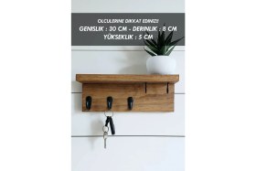 Resim Anahtar Askısı, Ahşap Askılık, Anahtarlıklı Duvar Rafı, Dekoratif Anahtarlık & Raflı Askılık 