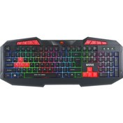 Resim Marvo K602TR Wired Membrane Switch 26 Tuş Anti-Ghost RGB Gaming Klavye 