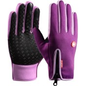 Resim Wennier Isıtmalı Eldiven, Erkek-Kadın Kayak, Dış Mekan Sporları, Dokunmatik Ekranlı, Kaymaz, Dağcılık, Fermuarlı Isıtmalı Eldiven (Yurt Dışından) 