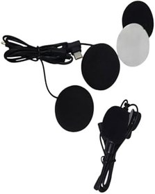 Resim BT-68 TYPE C Girişli intercom Kulaklık Seti Çift Mikrofonlu Motosiklet Kask İntercom Yedek Kulaklığı 