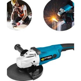 Resim 4200W Spiral Avuç Içi Kesme ve Taşlama Makinesi, 180MM, Yeni 2022 