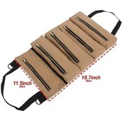 Resim Wondernest Araba Oto Çok Fonksiyonlu Kanvas Alet Çantası Taşınabilir Asılı Cep Çantası Siyah 