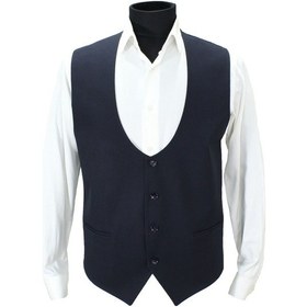 Resim Mentor Regalo Büyük Beden U Yaka Yelek Lacivert Armürlü 52009 Lacivert 