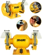 Resim Dragro Alman 200 mm Turbo 4200 Watt Çark Motoru Zımpara Balta Bıçak Bileme Makinesi Taş Motoru Taşlama 