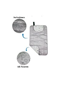 Resim Bebek Alt Açma Matı Alt Değiştirme Minderi Bakım Pedi Örtüsü Bebe 