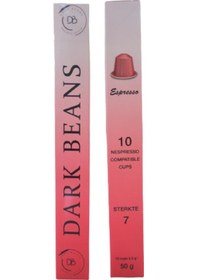 Resim DarkBeans Espresso Kapsül Kahve 10'lu 