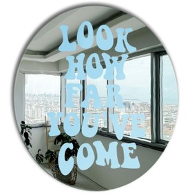 Resim Yuvarlak Ayna, Pinterest Ayna, Mavi Renkli Duvar Dekoru, Pinterest Oda Dekoru, Look How Far You've Come 