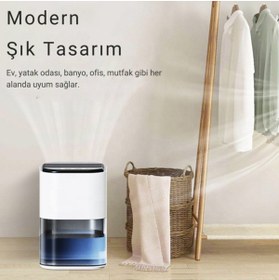 Resim Polham Otomatik 2 Litre Banyo,Mutfak, Çamaşır Odası İçin Nem Alma Cihazı, Rutubet, Küf ve Nem Engell 