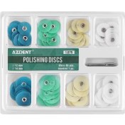 Resim Sourcingasia Azdent Diş Parlatma Diskleri Brüt Azaltma Şekillendirme Mandrel Çizgili Seti 80 Adet Diş Hekimliği Malzemeleri Diş Beyazlatma Araçları (Yurt Dışından) 