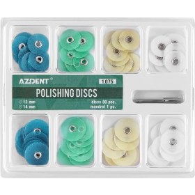Resim Sourcingasia Azdent Diş Parlatma Diskleri Brüt Azaltma Şekillendirme Mandrel Çizgili Seti 80 Adet Diş Hekimliği Malzemeleri Diş Beyazlatma Araçları (Yurt Dışından) 
