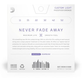 Resim Daddario XSAPB1152 Akustik Gitar Tel Seti | 11-52 - XS Phosphor Bronze 