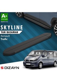 Resim Renault Trafic 2 Kısa Şase Skyline Siyah Yan Basamak 223 Cm 2001-2014 A+ Kalite 