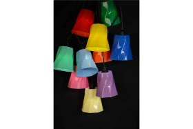 Resim Renkli Ahşap Fener Seti, Şık ve Sıcak Atmosfer Için 10'lu Paket 